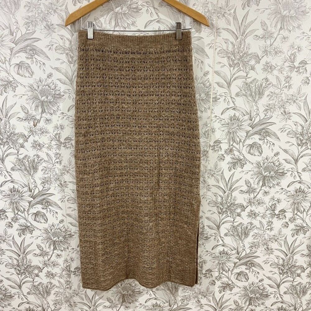 House of Harlow 1960 2 Piece Set Knit Top Maxi Midi Skirt Sz S Boho Wool Blend - Picture 8 of 12